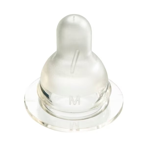 Difrax Natural 3+M vidēja izmēra pudelīšu knupīši<br>2 gab.