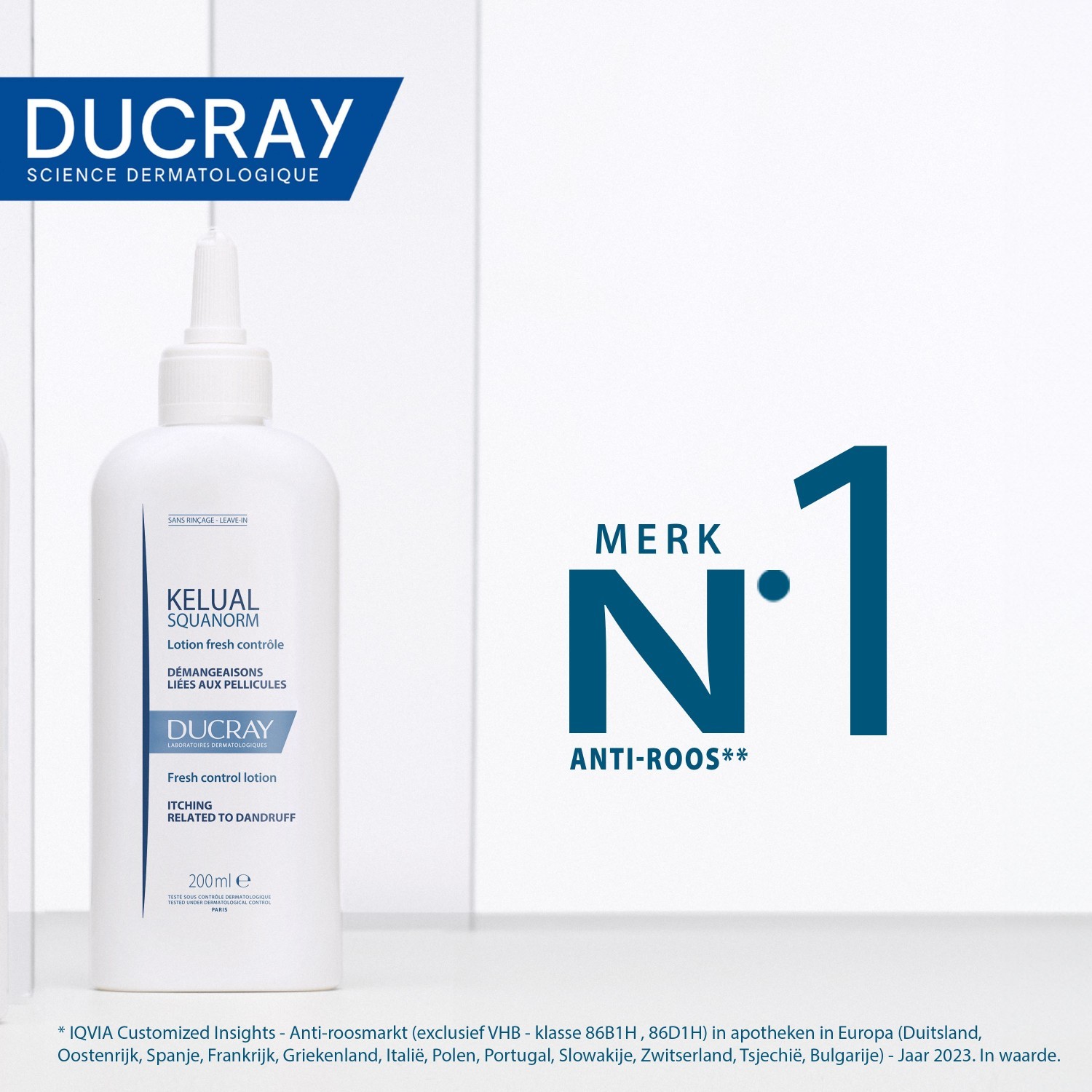 Ducray njega vlasišta KELUAL SQUANORM losion za svježu kontrolu - 200 ml