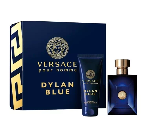Versace Dylan Blue Pour Homme woda toaletowa spray 100 ml   żel pod prysznic 100 ml