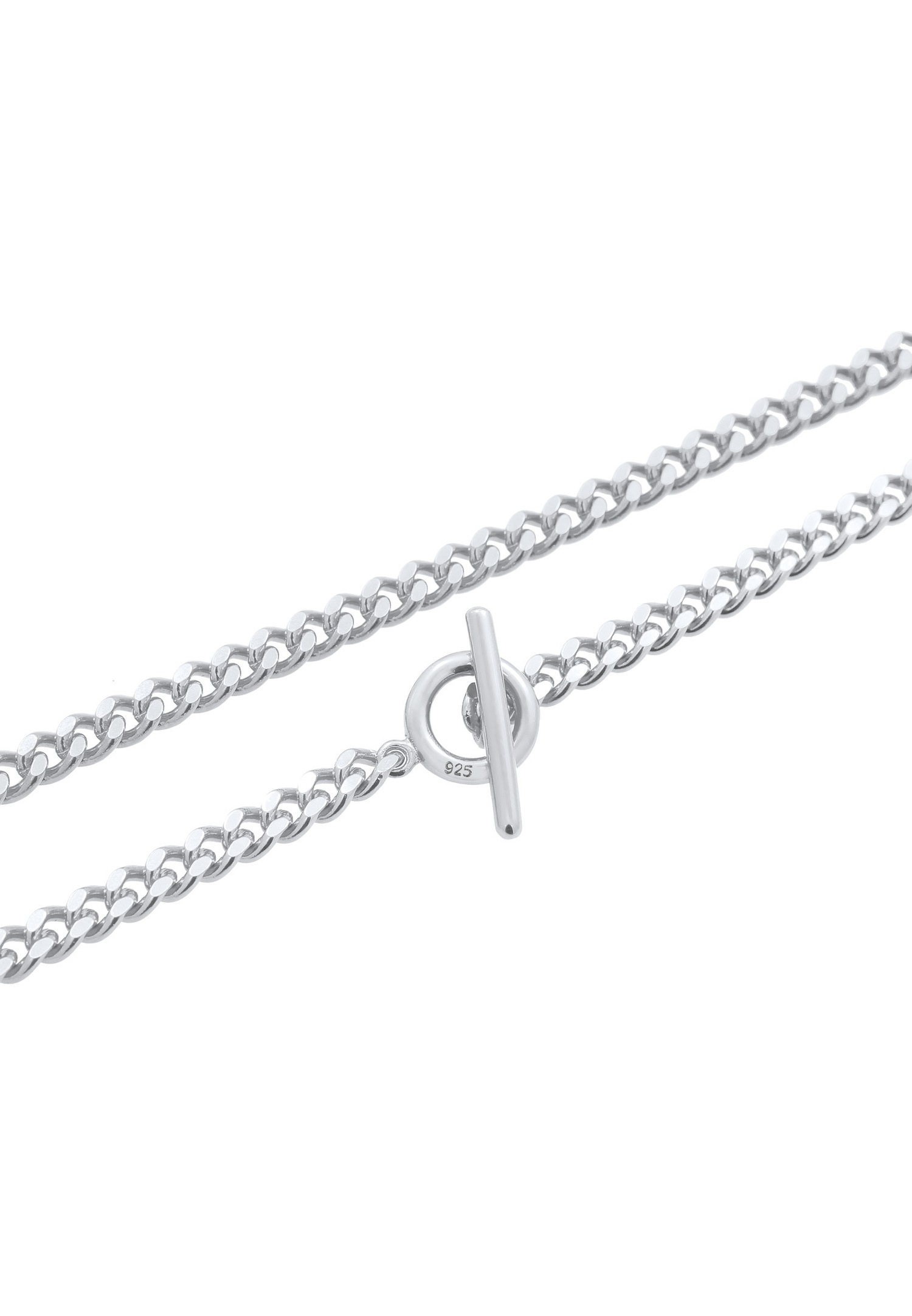 Elli Collier choker pour dames Basic T-Bar en 925/1000 argent massif