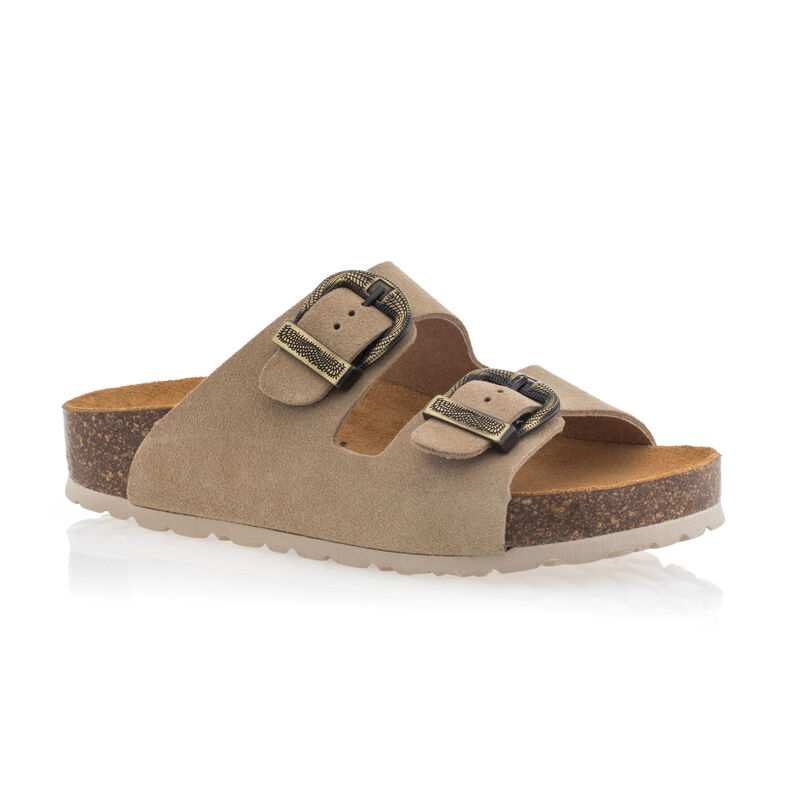 Beige sandaler / åben tå sko til kvinder