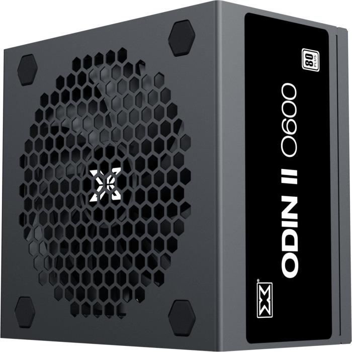 Alimentatore per PC - XIGMATEK - Odin II O600 - 600W - 80 Plus - Non modulare - Ventola da 120 mm - Nero