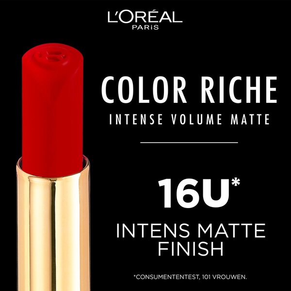 L'Oréal Paris Color Riche Volume Matte 480 Plum Dominant Intense Lipstick<br>1.8g