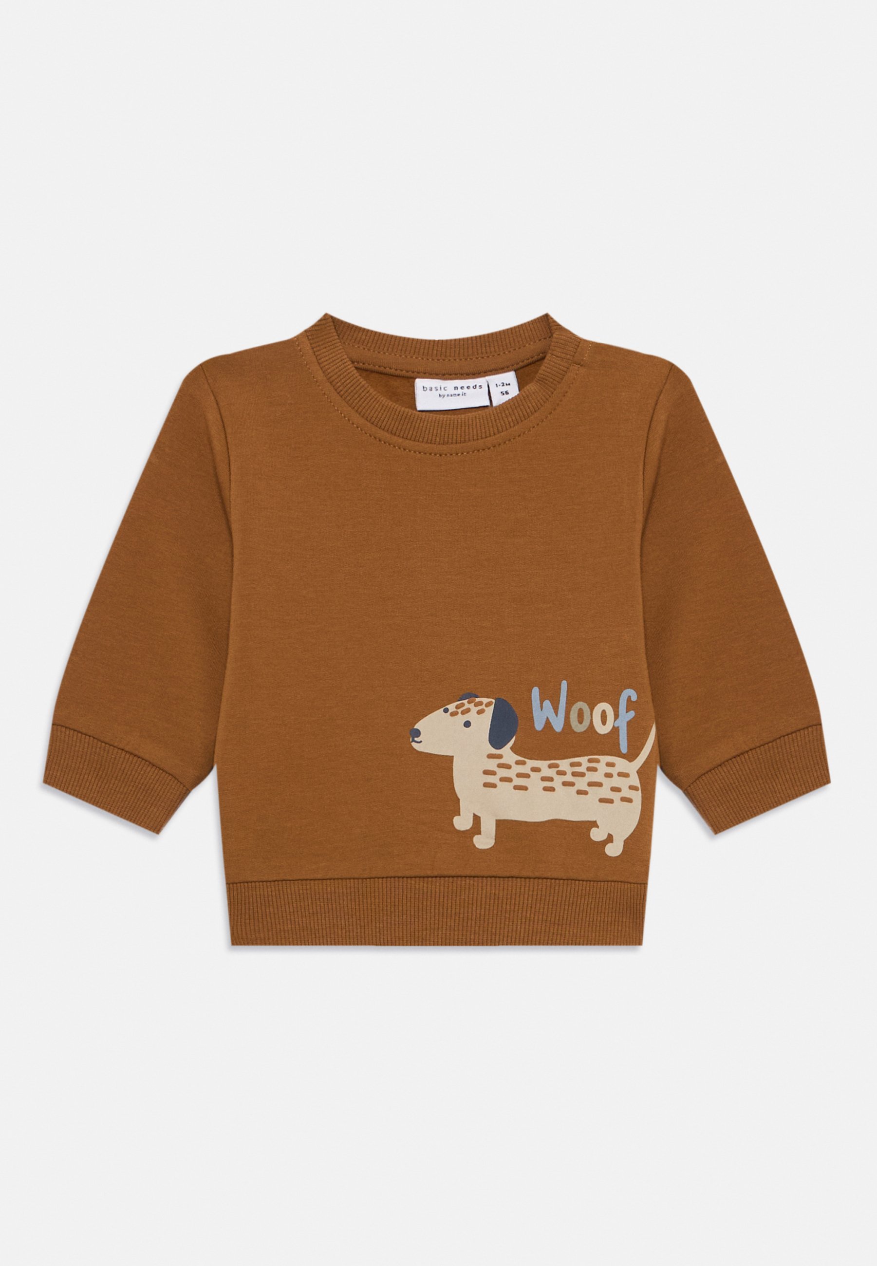 Naam: NBMVONNE BOX UNISEX - Sweatshirt - bruin