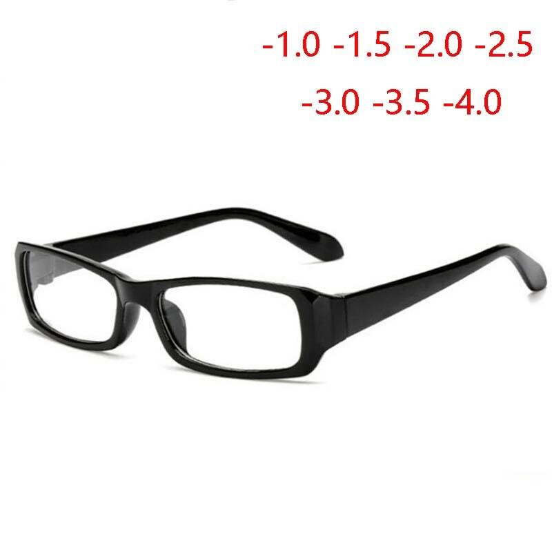 100 150 200 250 300 350 400 Quadratische Damenbrille für Kurzsichtigkeit, PC-Gestell, Korrektionsbrille