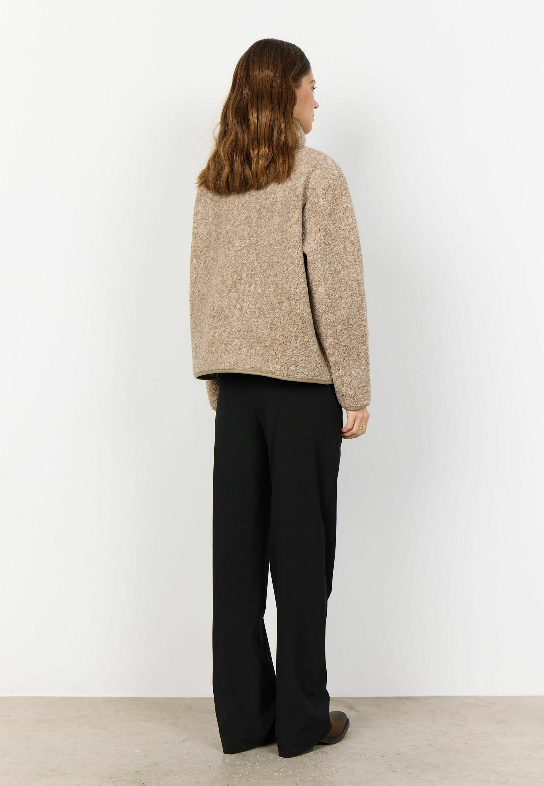 Pull polaire Soyaconcept - camel chiné