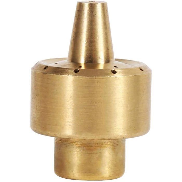 Ugello per fontana in ottone con 4 getti – ugello decorativo per laghetti, giardini e fontane