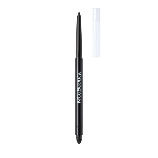 „MCoBeauty Black“ dvipusis profesionalus išsitepimo akių kontūro pieštukas<br>0,2 g