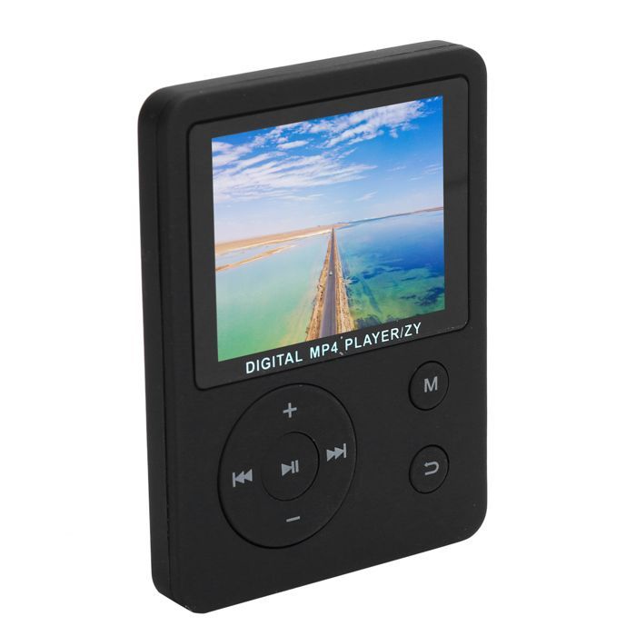 Lettore MP4 portatile con schermo LCD da 18 pollici, radio, mini lettore musicale, registratore vocale, etichetta per ebook.