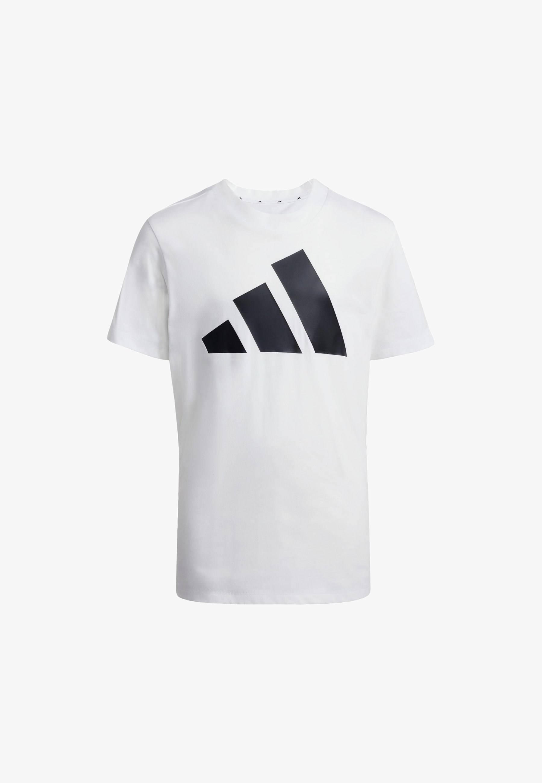 adidas Performance ESSENTIALS JUNIOR UNISEX - T-shirt met print - wit zwart