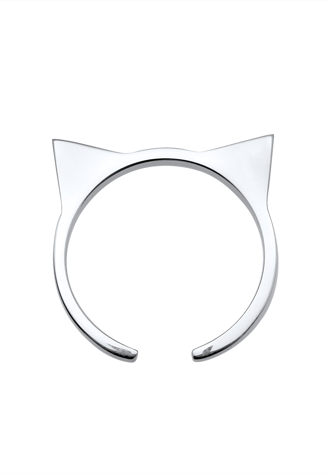 Elli Katzenohren Cat Geo Offen Trend Cool 925er Silber