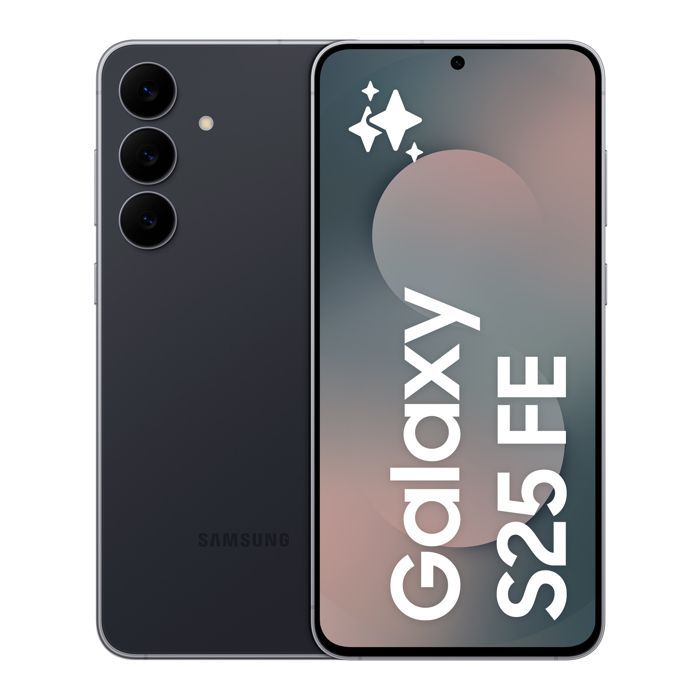 SAMSUNG Galaxy S25 FE AI Smartphone 128GB Absolute Black - French Version