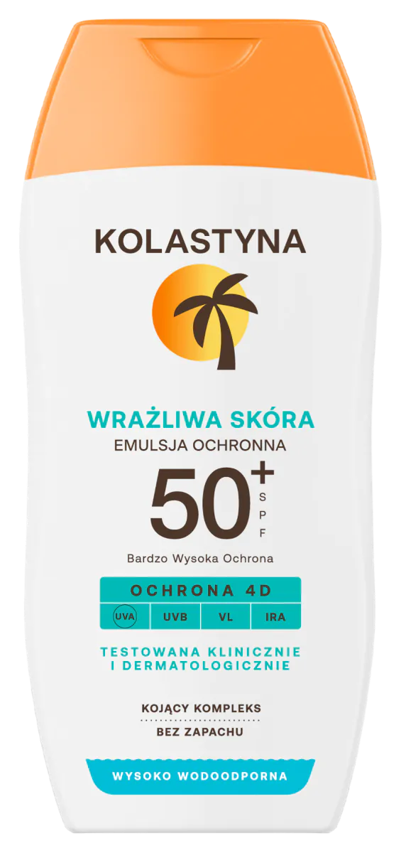 Kolastyna Sun SPF50+ - Wrażliwa Skóra Emulsja ochronna SPF 50+ 150 ml