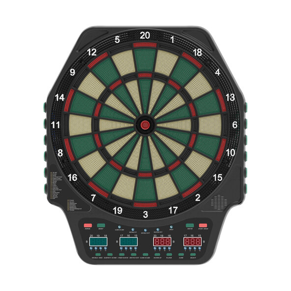 Electronic dartboard, green