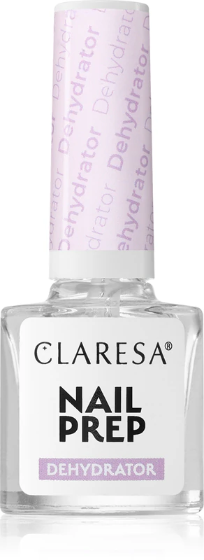 Claresa NAILPREP DEHYDRATOR, base para unhas que aumenta a aderência do esmalte.