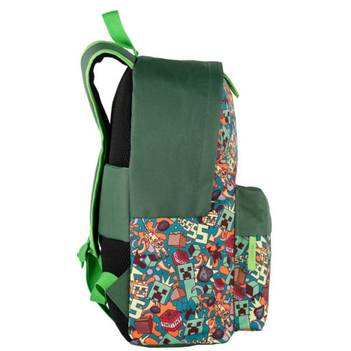 Minecraft Crazy American Adaptable Car School Backpack