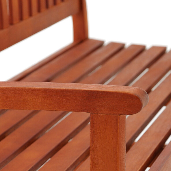 Garden bench Eucalyptus Maxima, brown