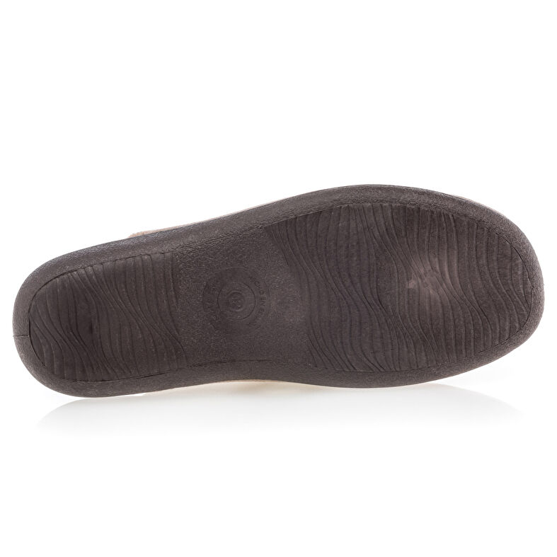 Beige tofflor för män
