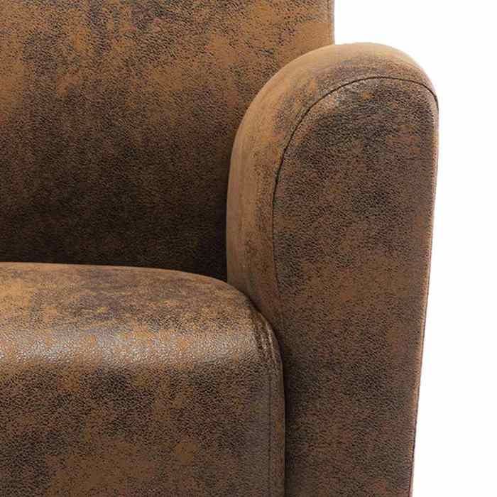 Sarazyj®Canapé - Fauteuil relaxant - 1 place - 70x69x72 cm - chaise Marron 70x69x72 cm Similicuir - 89210