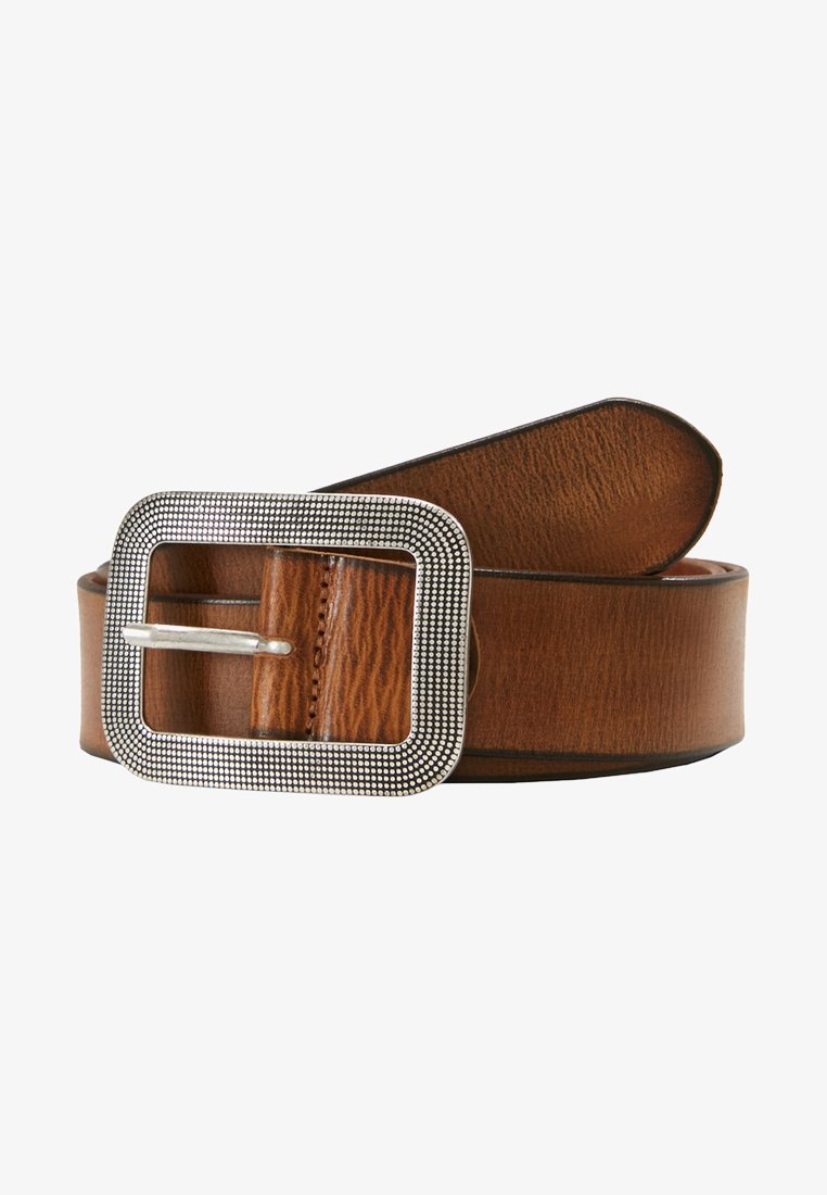 Vanzetti BIG BUCKLE MIDNIGHT BELT - Riem - cognac