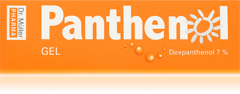 Dr. Müller Panthenol gel 7% verzachtende after-sun gel voor de geïrriteerde huid