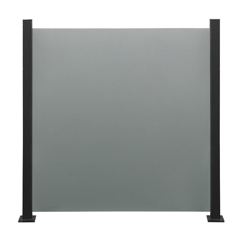 Piano in vetro fumé, larghezza 97,6 cm