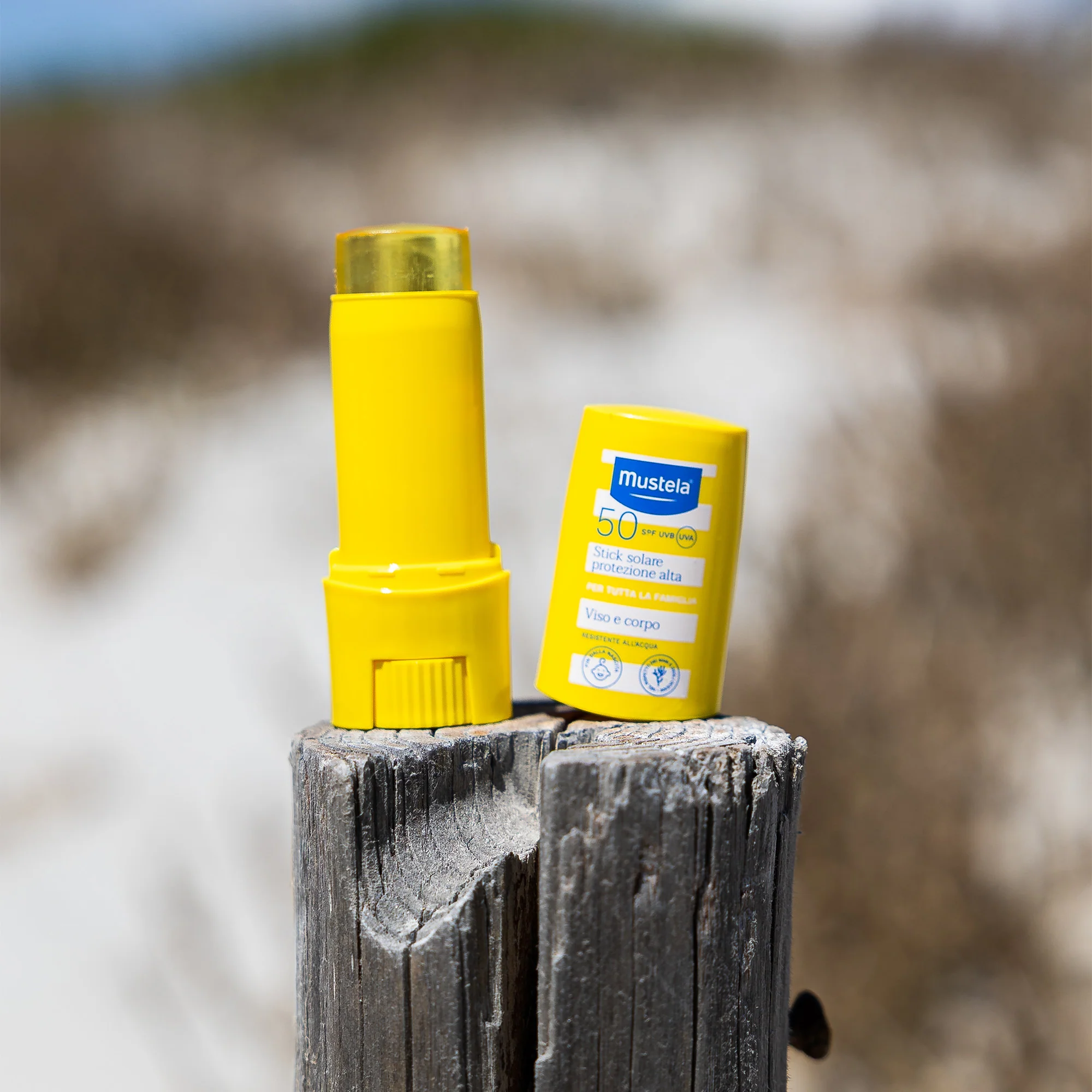 Solari STICK SOLARE SPF50 - Crema Solare Bambini, Stick solare alta prot., Trattamento Bebè, Prodotti per Bambini