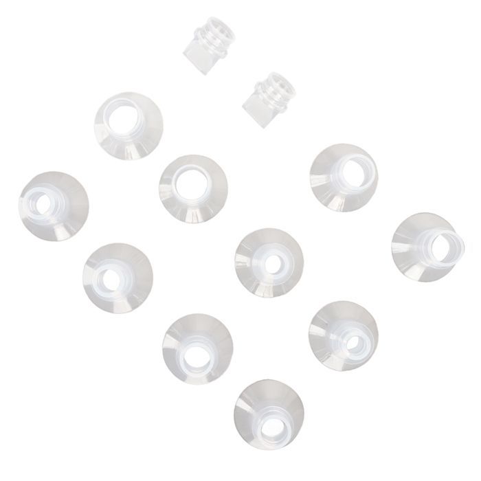 SALUTUYA 10 insertos de brida para extractor de leche portátil, inserto para extractor de leche, brida para lactancia y cuidado infantil