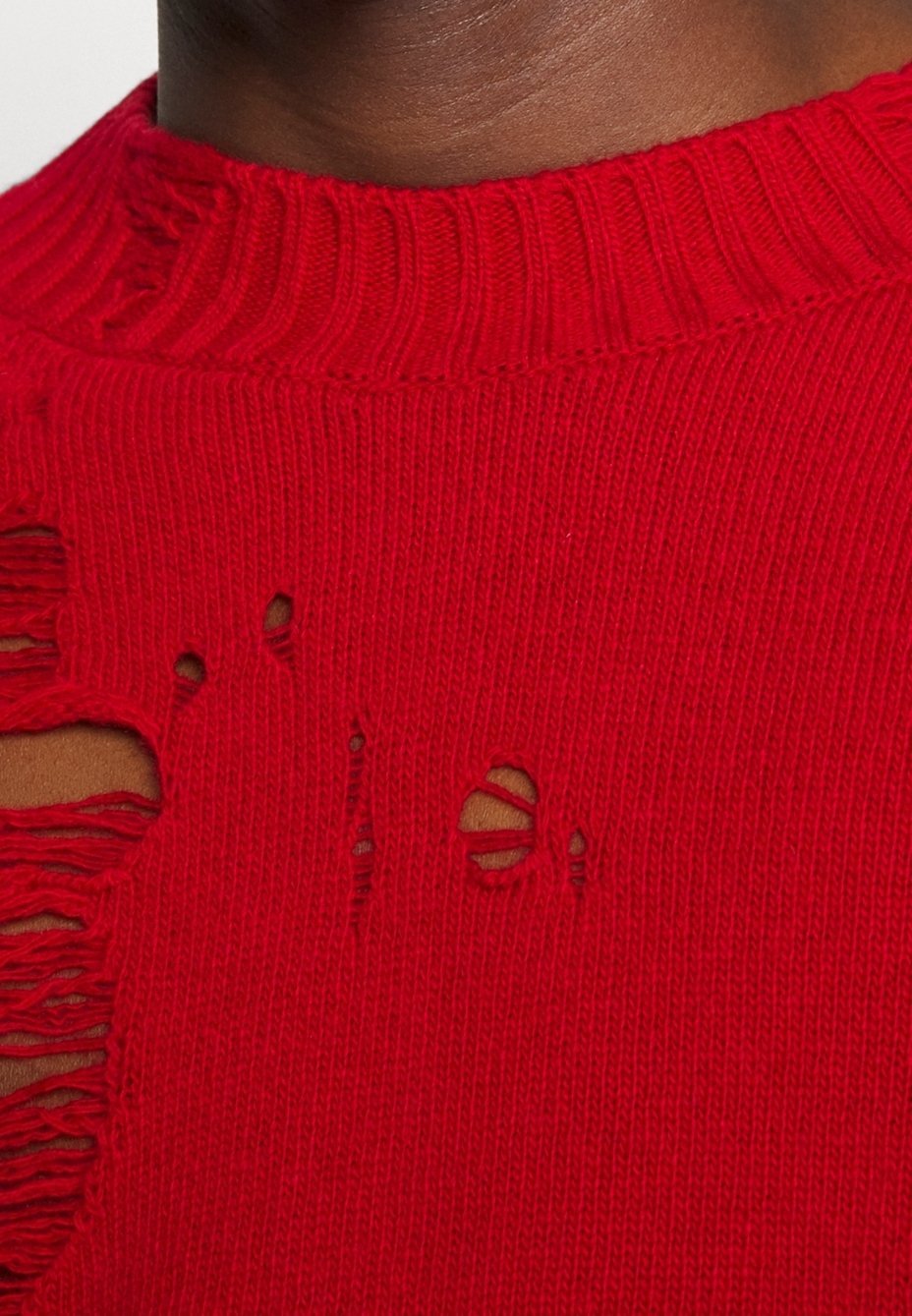 N°21 Sweter - czerwony