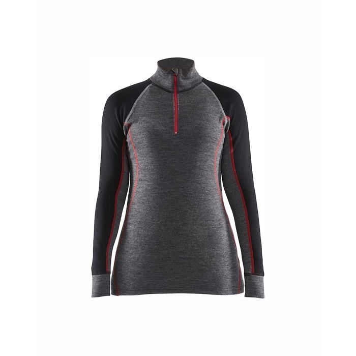 Sweatshirt col zippé femme Blaklader Xwarm