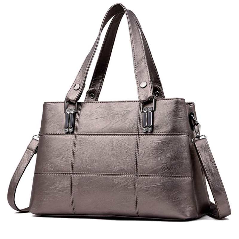 Sac bandoulière en cuir de marque pour femme, grande capacité, petit format, sac à main tendance