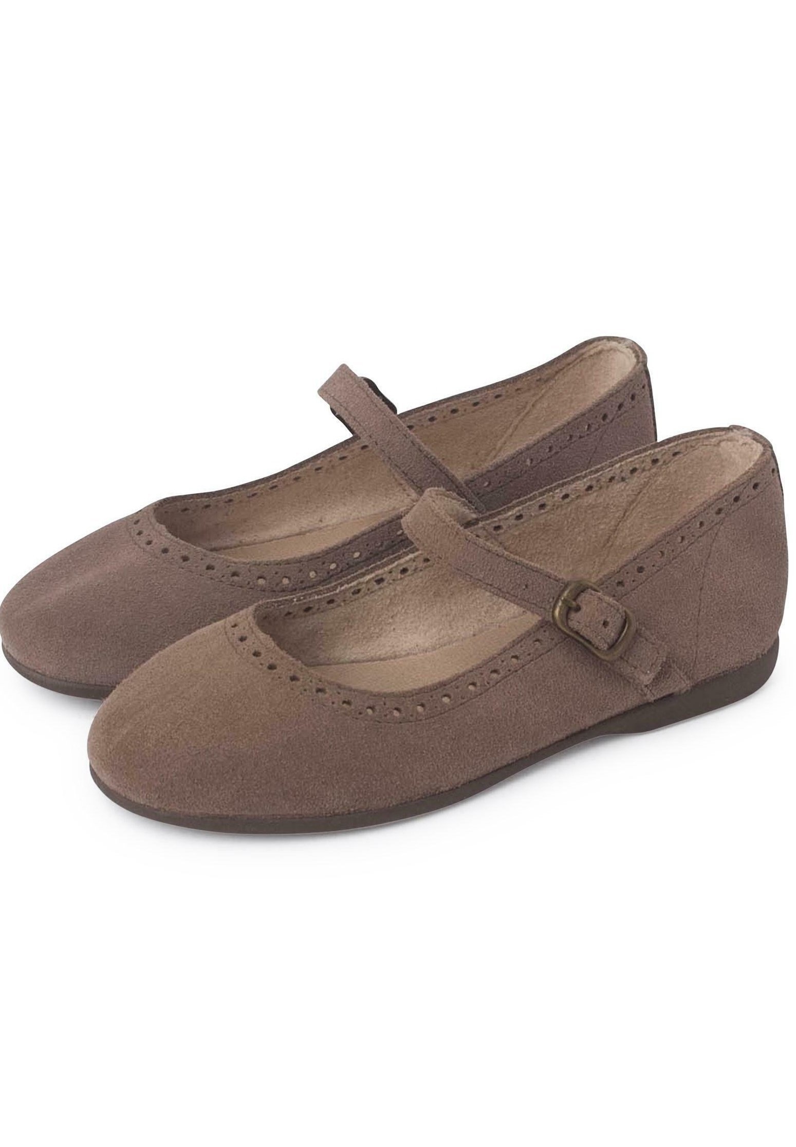 Pisamonas FINE BISSENKLEBE UND PERFORATION - Babyschuhe - taupe