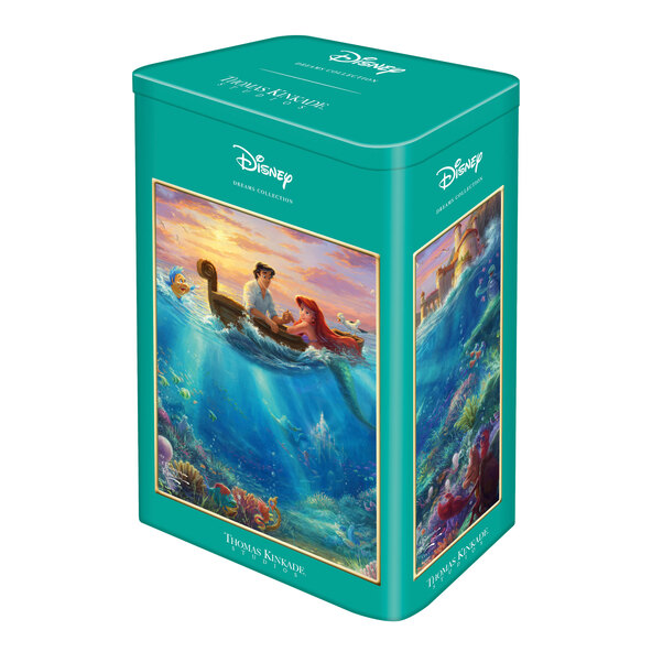 Pussel T. Kinkade, 500 bitar, i metallplåt, Disney, Ariel