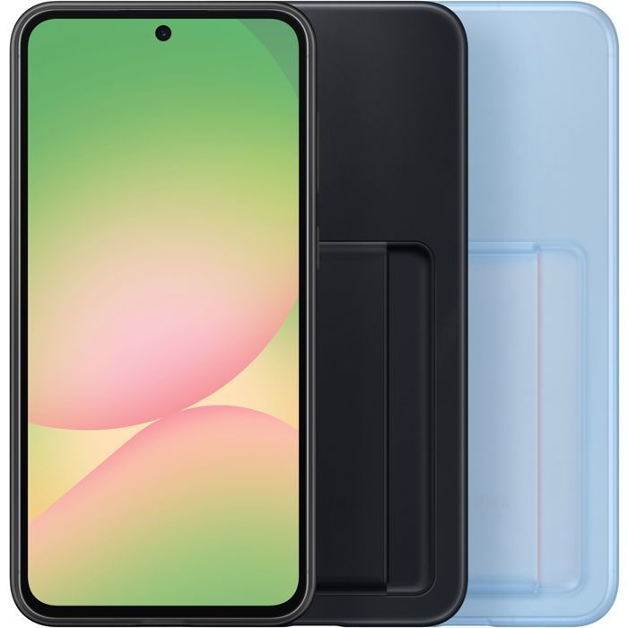 Funda trasera y carcasa negra con tarjetero para Samsung Galaxy A56 5G