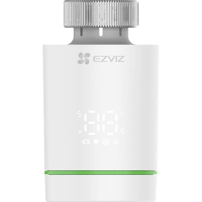 Termostato - EZVIZ - T55 - Válvulas termostáticas conectadas - Zigbee - Control de temperatura - Bloqueo infantil