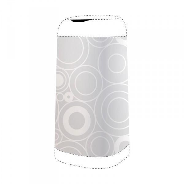 ANGELCARE Decorative Cover for Dress Up Bin, Grey Circles
