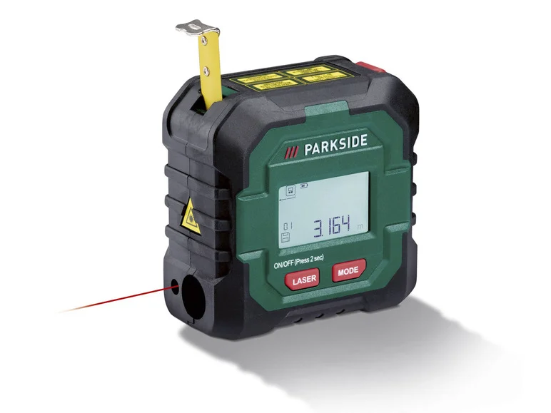 Telemetria a laser sem fio PARKSIDE® com trena PLMB 4 C2, 50 m