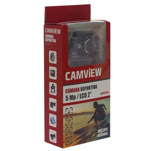 Câmara Deportiva Full Hd 720p 5 Mpx Lcd 2