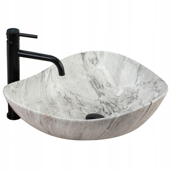 Umywalka Ceramiczna Nablatowa Rea Dora Stone