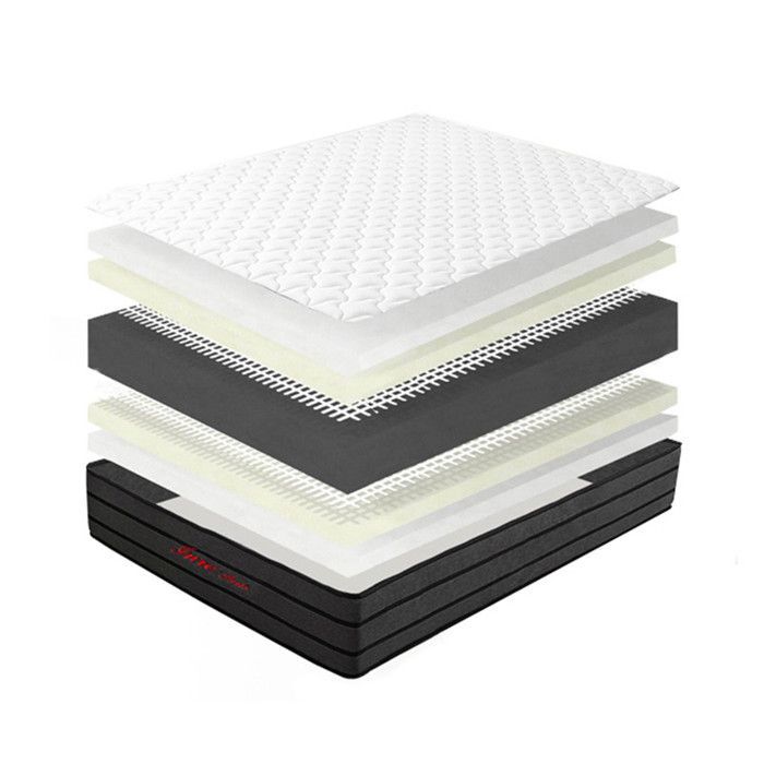 Colchón INRE de 140x200 cm, extra grueso de 25 cm, de espuma viscoelástica, reversible, soporte perfecto, hipoalergénico.