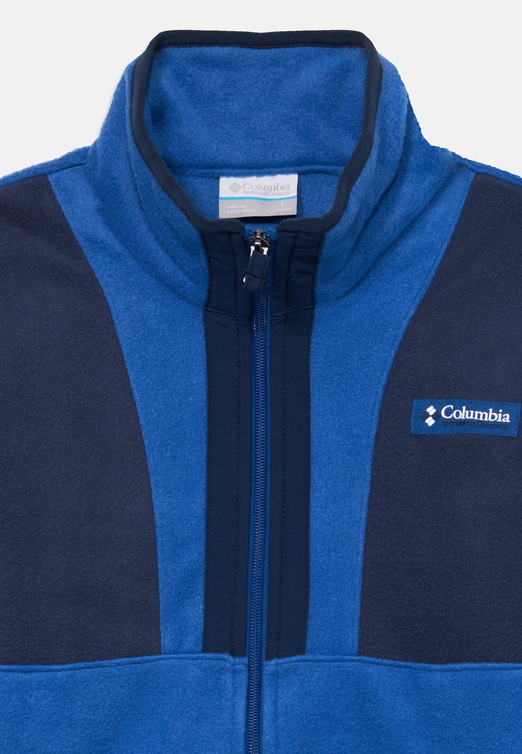 Jaqueta de lã Columbia BACK BOWL FULL ZIP UNISSEX - azul marinho universitário/azul montanha