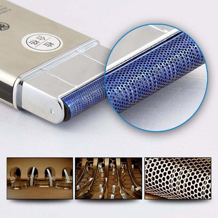 Mini rasoir électrique à lame pour homme, rasoir à lame pour homme, sans fil, rechargeable par USB, pour le voyage, pour la barbe