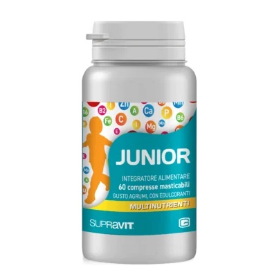 SUPRAVIT Supravit Junior 60 comprimés à croquer, complément alimentaire multivitaminé pour enfants