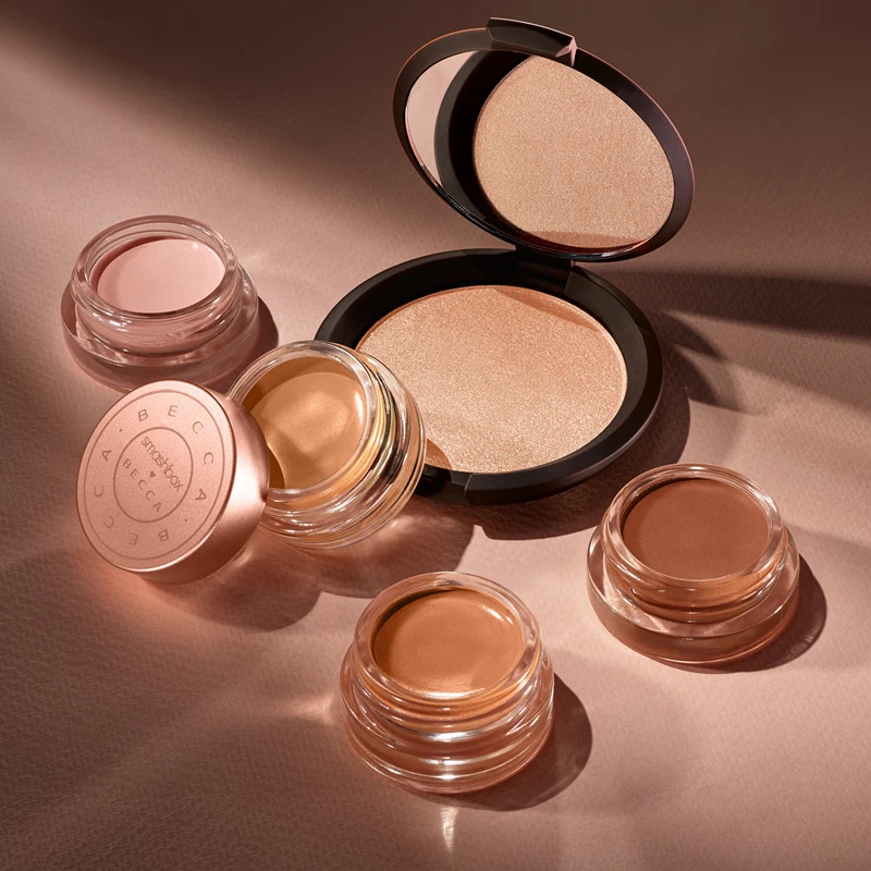 Smashbox x Becca Shimmering Skin Perfector presētais marķieris rozświetlacz