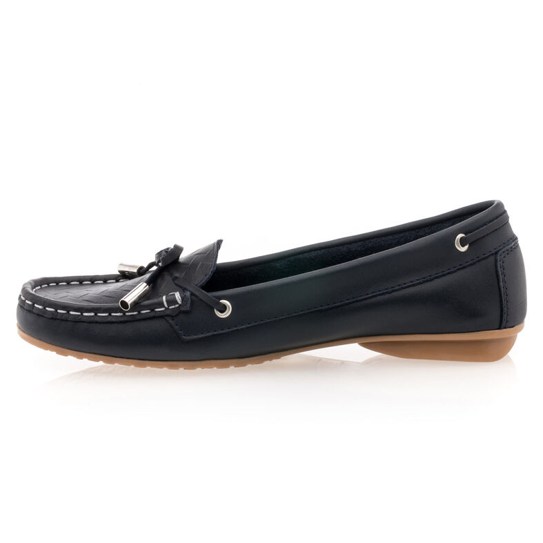 Naisten siniset loaferit/veneilykengät