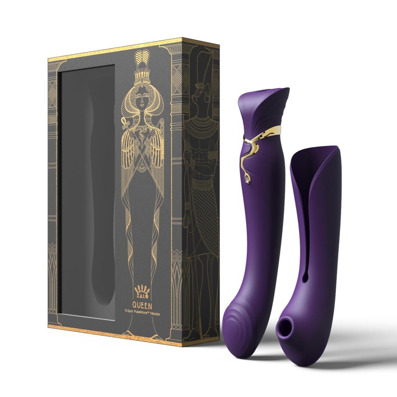 Zalo Legend Queen Set G-Spot Vib. Ljubičasta sumraka