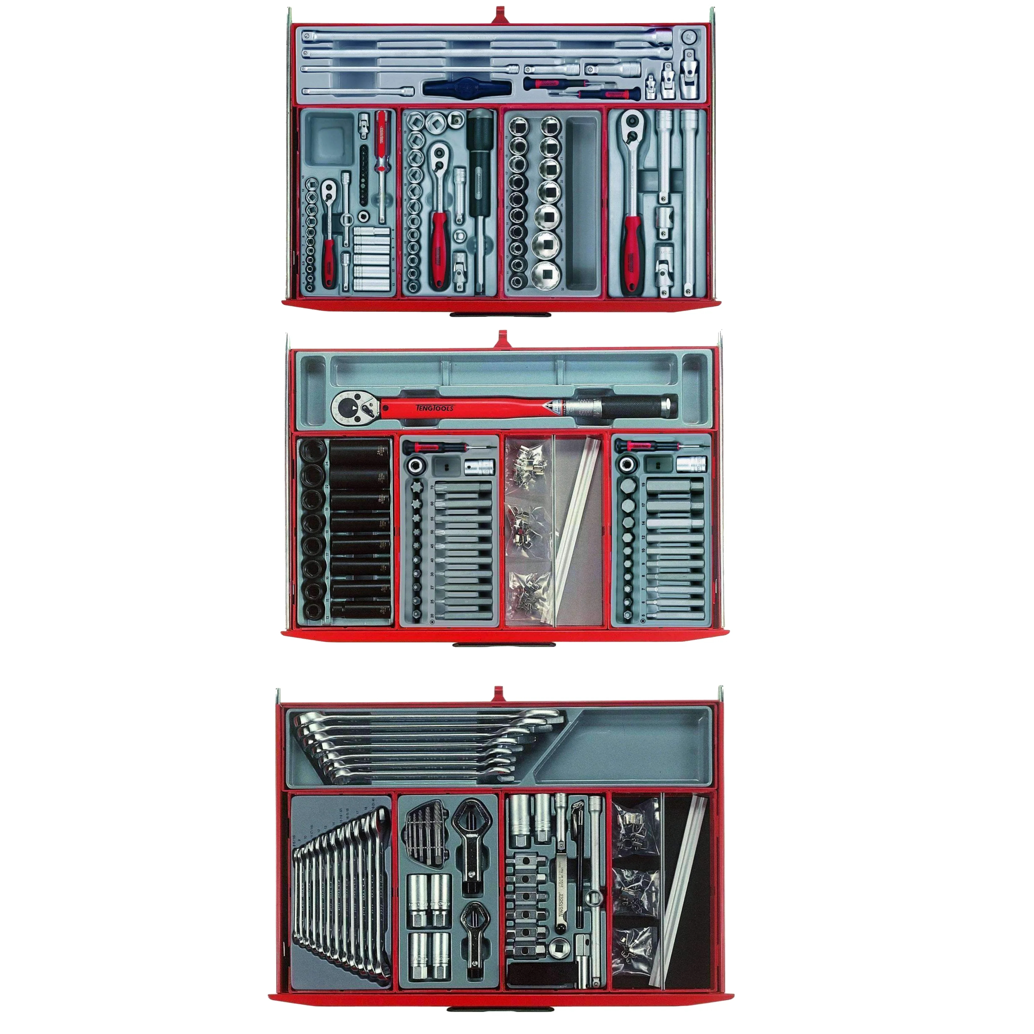 Teng Tools 715-teiliges Mega Master Hybrid-Handwerkzeugset - TCMM715N