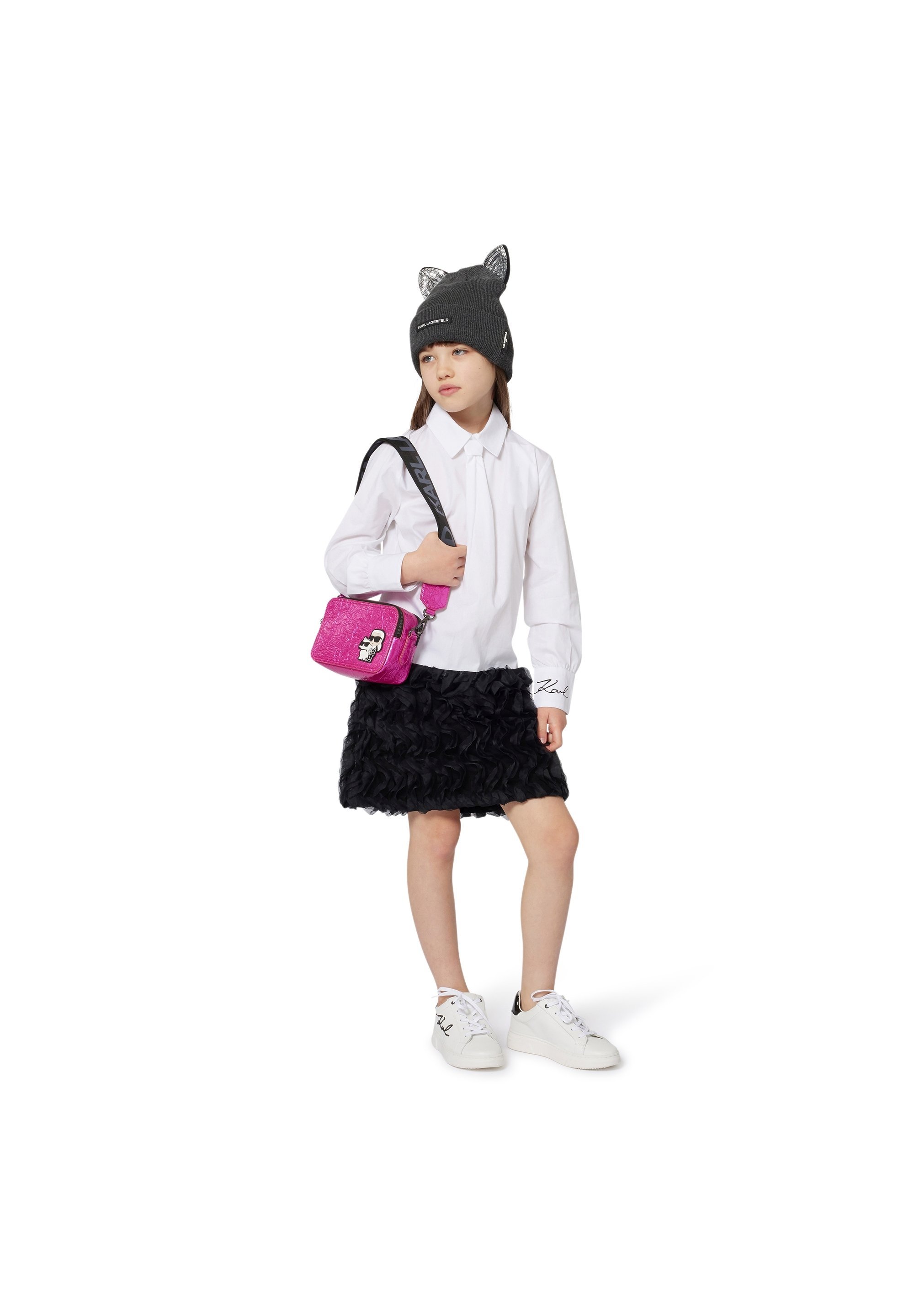 Berretto per bambini Karl Lagerfeld - antracite