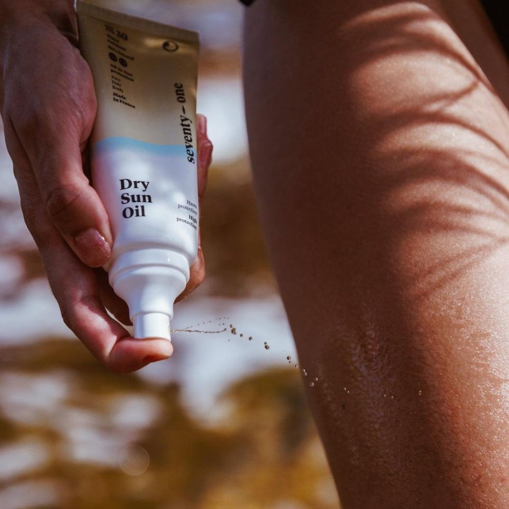 SeventyOne Percent Dry Sun Oil Huile sèche 3 en 1 SPF30