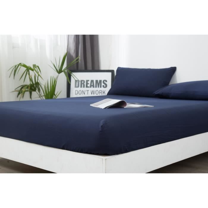 Coprimaterasso 90x200-30cm | Impermeabile e traspirante | Morbido e silenzioso | Blu